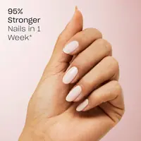 Natural nude nails after using OPI Nail Envy Bubble Bath